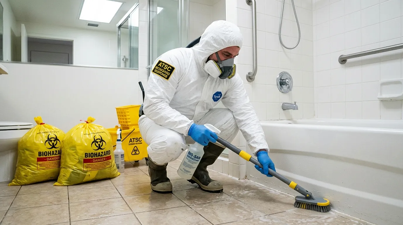 Decontamination equipment deployed for Blood Cleanup in Lombard